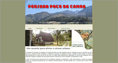 Desktop Screenshot of pousadapocodacanoa.com.br